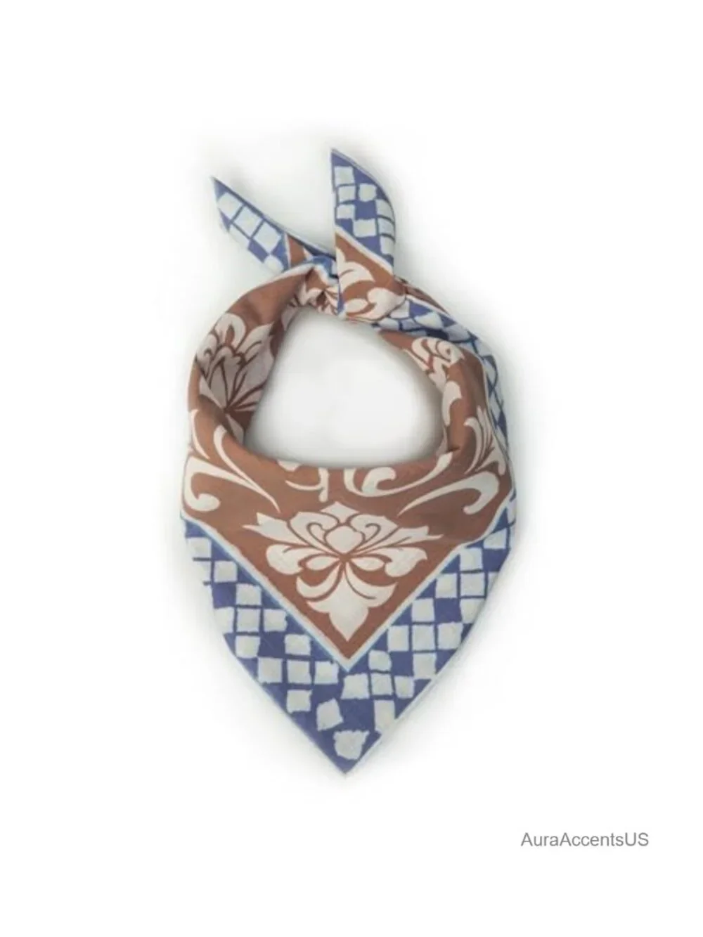100% Cotton Large Square Bandana Scarf Wrap Hair Accessory